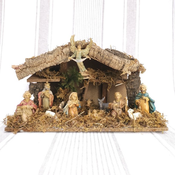 Fontanini Nativity Scene 11 piece 5" Set Italy Creche Christmas Decor Vintage - Picture 1 of 16